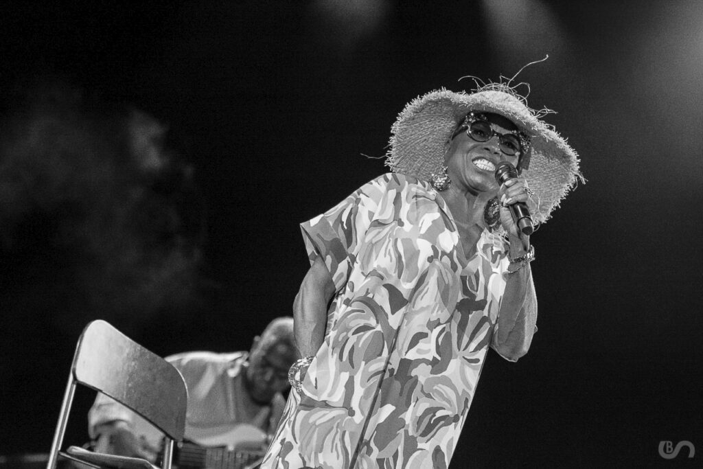 Dee Dee Bridgewater a Umbria Jazz 2022 (foto Simone Bargelli)