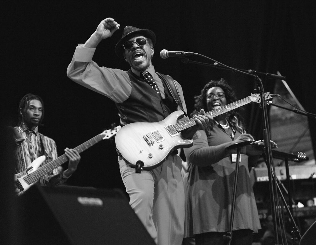 Vasti Jackson sul palco del Blues To Bop 2022 (foto Gianfranco Skala ©)