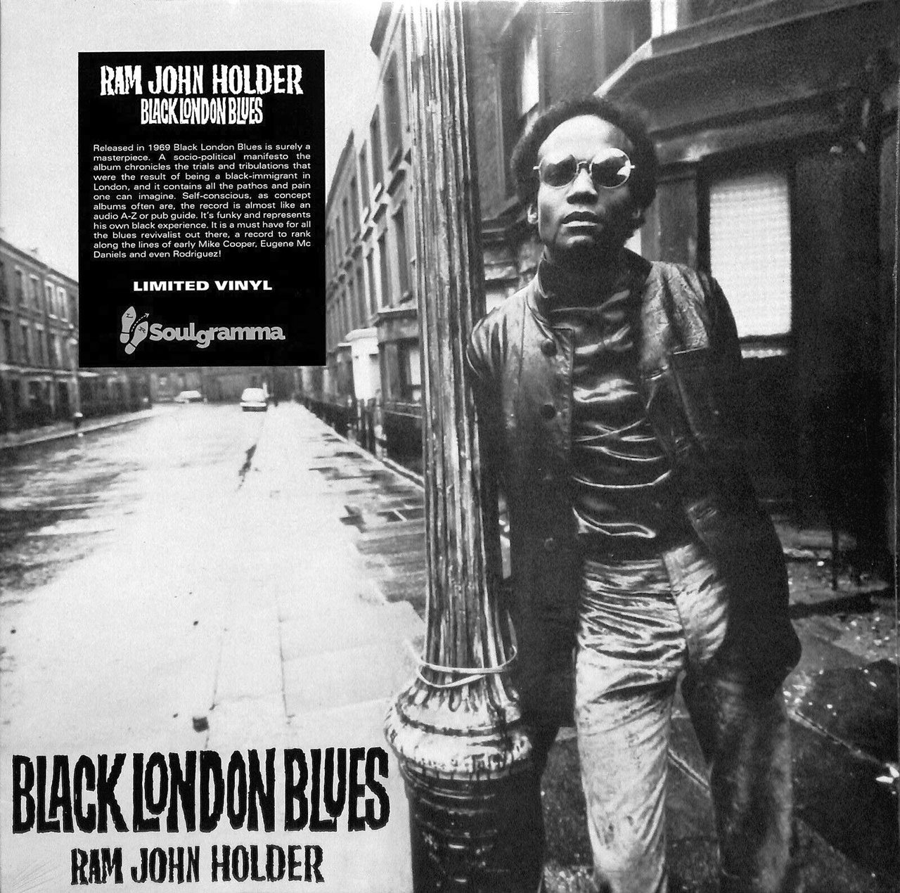 RAM JOHN HOLDER: "Black London Blues" cover album