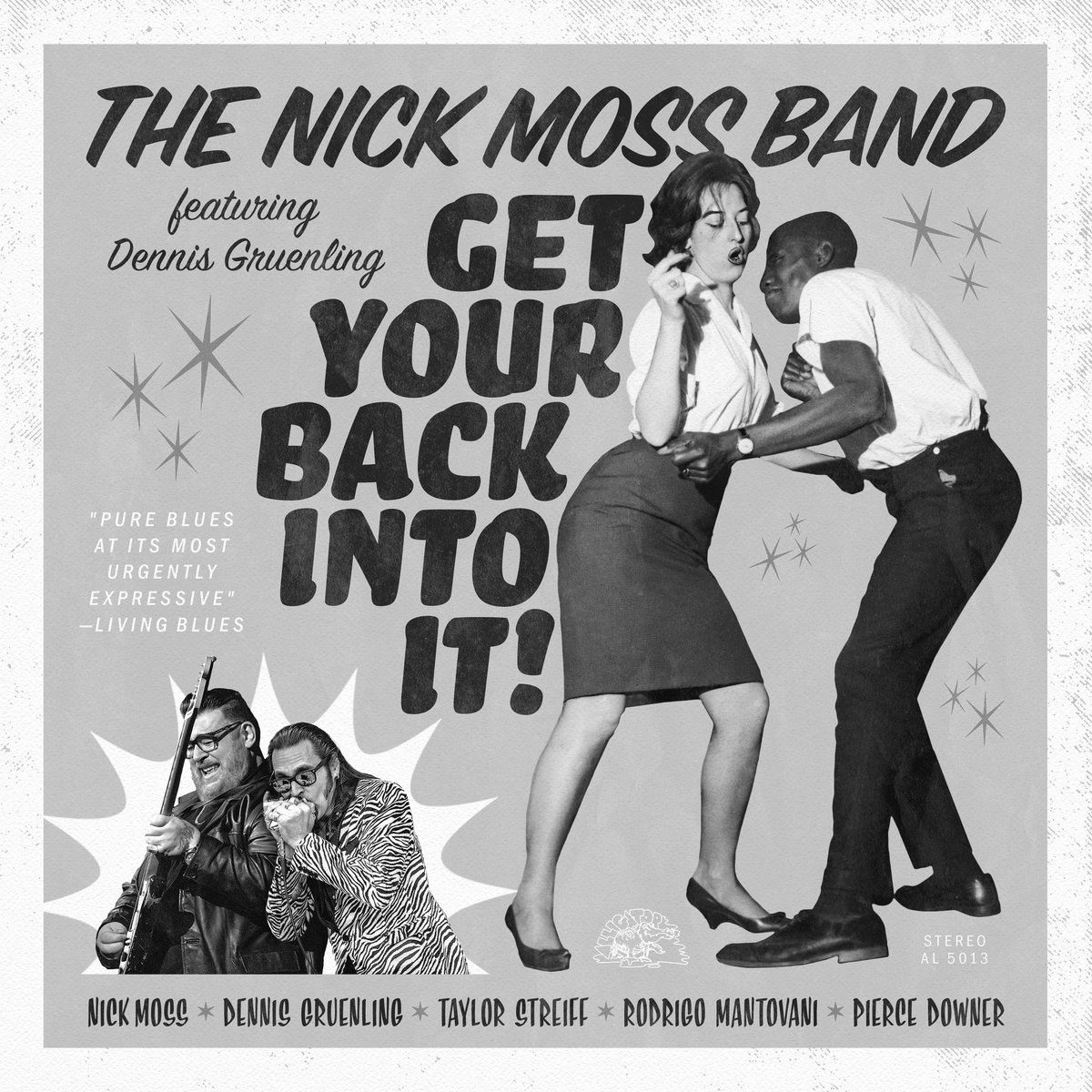NICK MOSS BAND feat. Dennis Gruenling - Get Your Back Into It! cover album