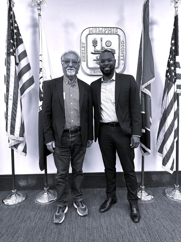 Memphis Mayor Paul Young con Graziano Uliani