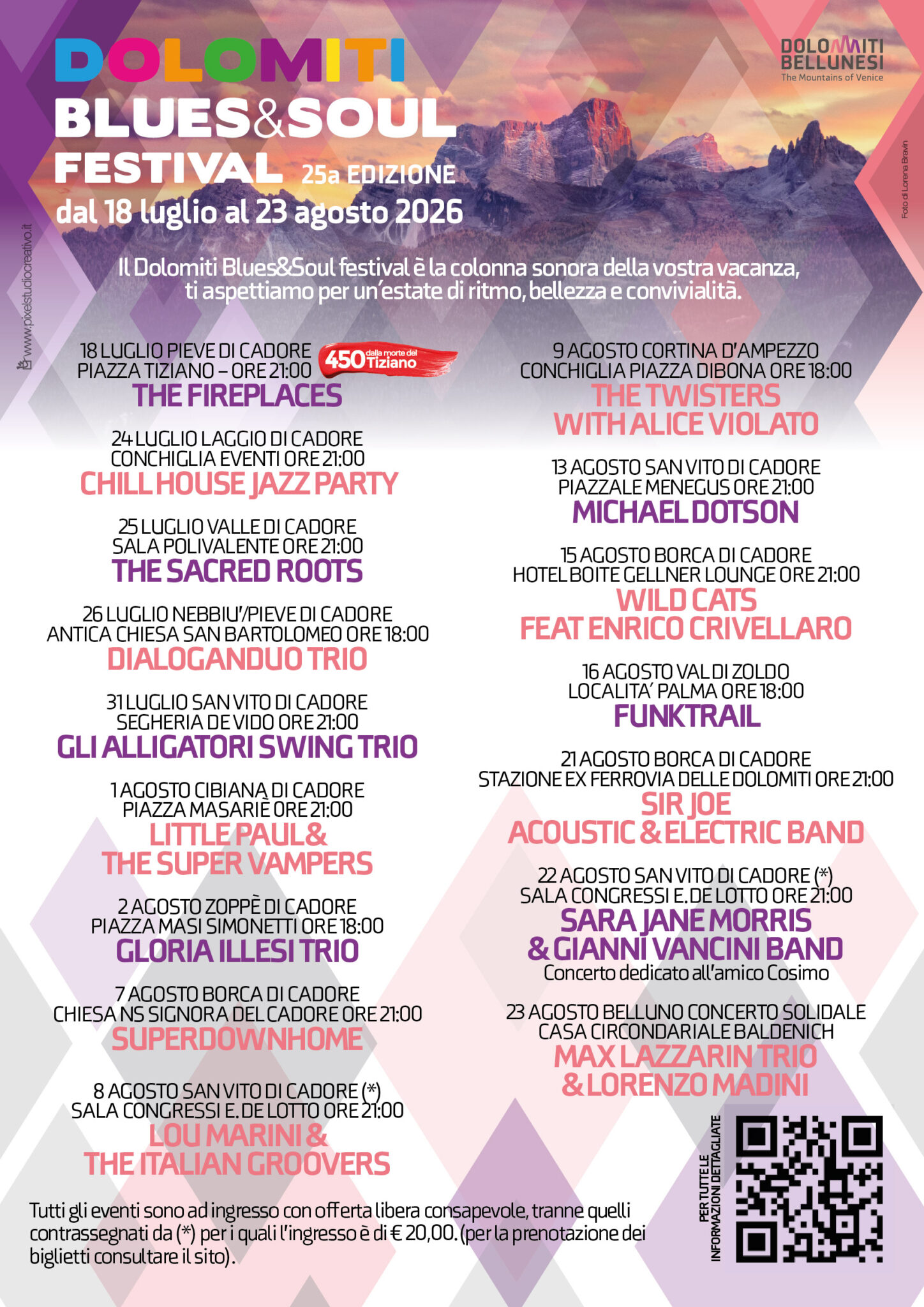 Dolomiti Blues e Soul 2026 Dolomiti Blues e Soul 2026